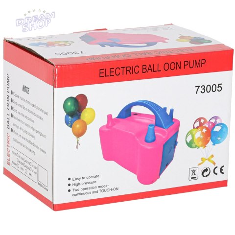 Pompka do balonów elektryczna mocna na 2 balony 2 dysze pompujące