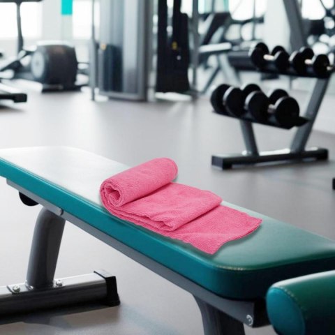 RĘCZNIK SZYBKOSCHNĄCY Z WORKIEM DO PRZECHOWYWANIA SPORTOWY 80X40CM DUNLOP RÓŻOWY