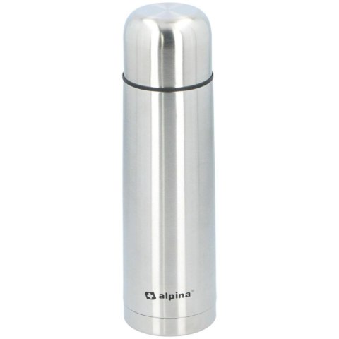 TERMOS TERMICZNY TURYSTYCZNY ALPINA 750ML SREBRNY