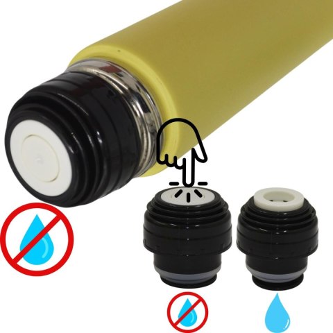 TERMOS TURYSTYCZNY 500ML EXCELLENT HOUSEWARE ŻÓŁTY