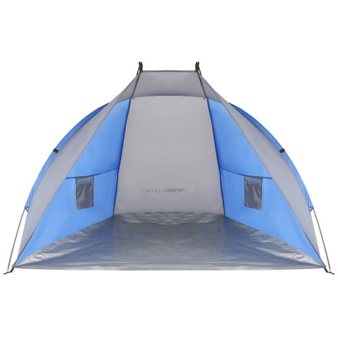 NAMIOT OSŁONA PLAŻOWA SUN 200x100x105cm SZARO-NIEBIESKA ENERO CAMP