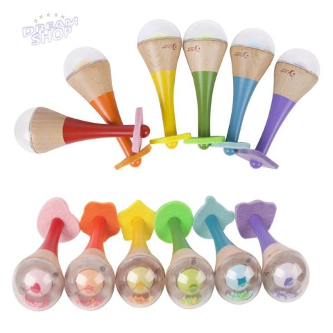 Drewniany Instrument Tęczowy Marakas Classic World Drewniany Instrument Tęczowy Marakas Classic World