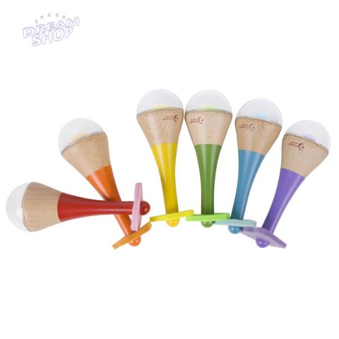 Drewniany Instrument Tęczowy Marakas Classic World Drewniany Instrument Tęczowy Marakas Classic World