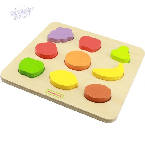 Drewniany Sorter Kształtów Masterkidz Kolorowe Owoce Drewniany Sorter Kształtów Masterkidz Kolorowe Owoce