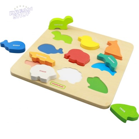 Drewniany Sorter Kształtów Masterkidz Kolorowe Zwierzątka Drewniany Sorter Kształtów Masterkidz Kolorowe Zwierzątka