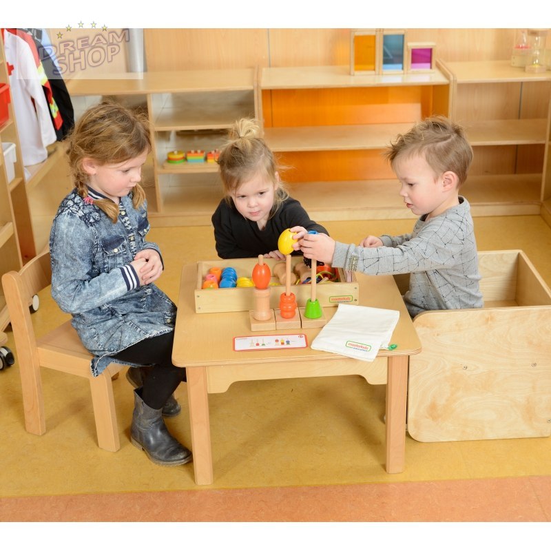 Duża Sznurowanka Kolorowa Drewniana Masterkidz Duża Sznurowanka Kolorowa Drewniana Masterkidz
