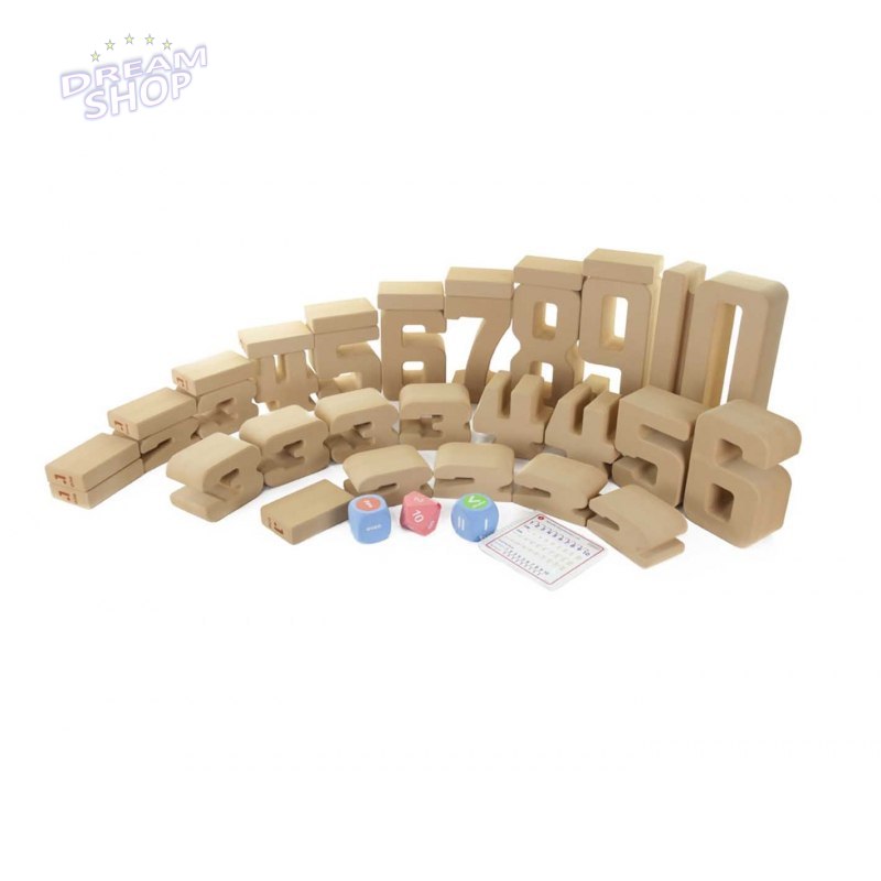 MASTERKIDZ Klocki Nauka Liczenia Zabawka Edukacyjna MASTERKIDZ Klocki Nauka Liczenia Zabawka Edukacyjna