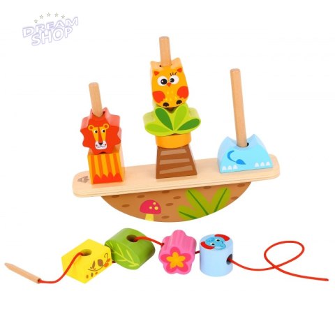TOOKY TOY Układanka Balansująca Zwierzęta TOOKY TOY Układanka Balansująca Zwierzęta