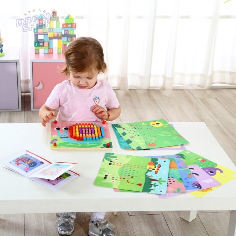 TOOKY TOY Układanka z Pinezkami Kołki Wpinaczka TOOKY TOY Układanka z Pinezkami Kołki Wpinaczka