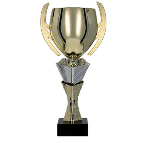 Puchar metalowy złoto-srebrny