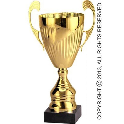 Puchar metalowy złoty T-D 7098A