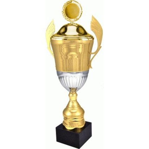 Puchar metalowy złoty z przykrywką 4128/BP