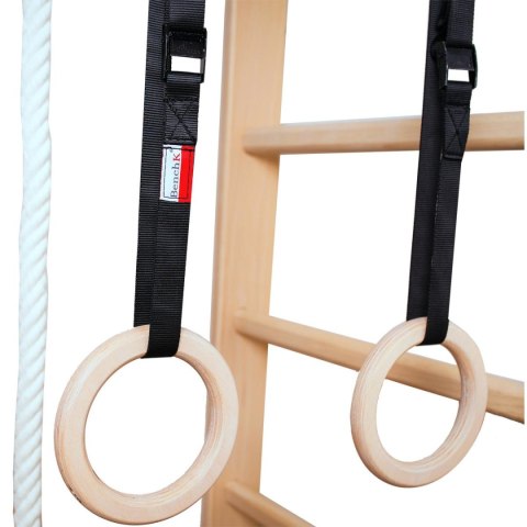 AKCESORIA DO ĆWICZEŃ W KOLORZE NATURALNEGO DREWNA BENCHK A204