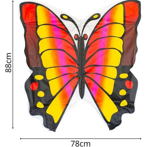 LATAWIEC MOTYL 88x78CM RÓŻOWO ŻÓŁTY ENERO TOYS