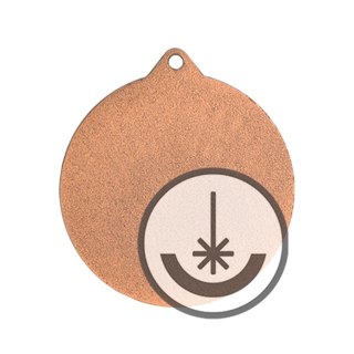 Medal grawerowany laserem- RMI