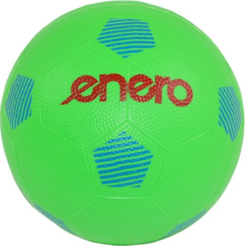PIŁKA GUMOWA NOŻNA 22CM ZIELONA ENERO