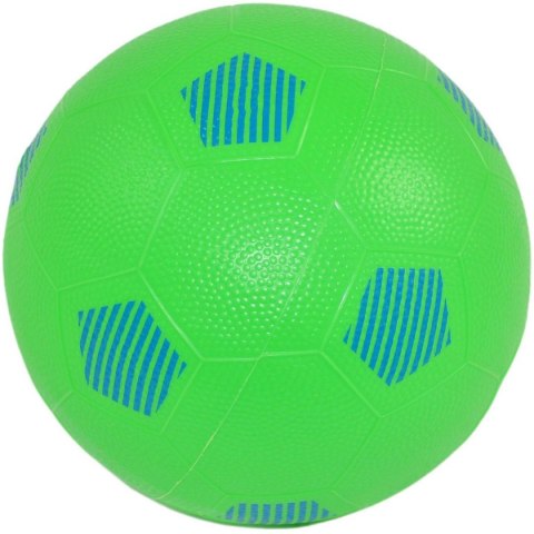 PIŁKA GUMOWA NOŻNA 22CM ZIELONA ENERO