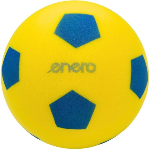 PIŁKA PIANKOWA SOFT ENERO 20CM ŻÓŁTO NIEBIESKA