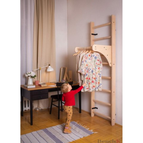 DRABINKA Z DREWNIANYM DO PODCIĄGANIA Z BIURKIEM BENCHK 112