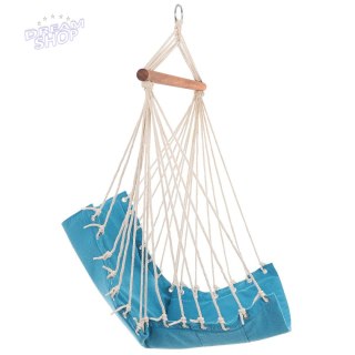 HAMAK FOTEL WISZĄCY BRAZYLIJSKI 100x50CM NATURA Z WSZYTĄ PODUSZKĄ CHABROWY