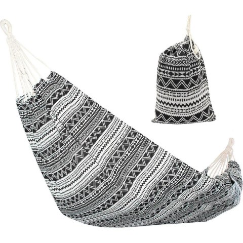 HAMAK OGRODOWY 1 OSOBOWY 200x100CM ETNO Z POKROWCEM 1063980