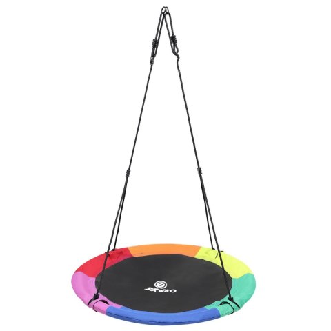 HUŚTAWKA OGRODOWA BOCIANIE GNIAZDO 110CM XXXL RAINBOW 6