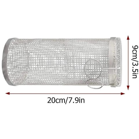 KOSZYK DO GRILLOWANIA WARZYW 9x9x20CM 2SZT