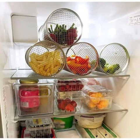 KOSZYK DO GRILLOWANIA WARZYW 9x9x20CM 2SZT