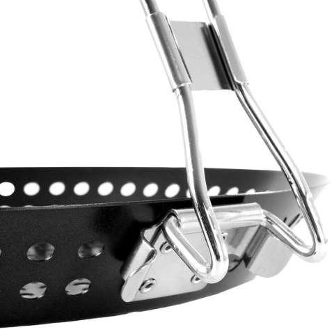 PATELNIA DO GRILOWANIA ZE SKŁADANYM UCHWYTEM NON STICK CZARNA