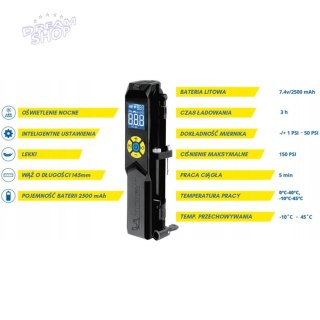 POMPKA KOMPRESOR TURYSTYCZNY NA AKUMULATOR MICHELIN