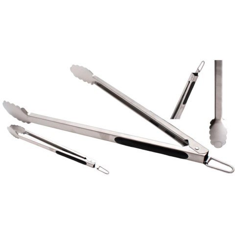 SZCZYPCE DO GRILLA ZE STALI NIERDZEWNEJ DŁ.38CM