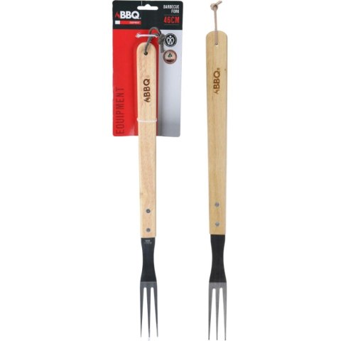 WIDELEC DO GRILLA 46CM Z DREWNIANĄ RĄCZKĄ