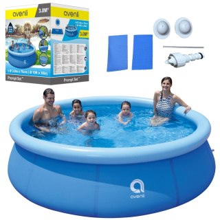 BASEN ROZPOROWY Z DMUCHANYM KOŁNIERZEM 300X76CM 17793