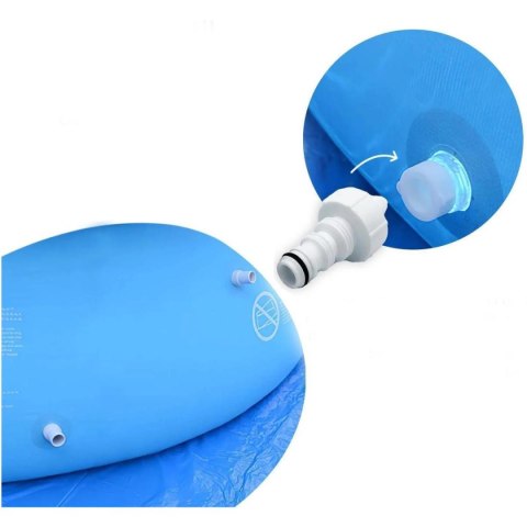 BASEN ROZPOROWY Z DMUCHANYM KOŁNIERZEM 360x90CM 17795