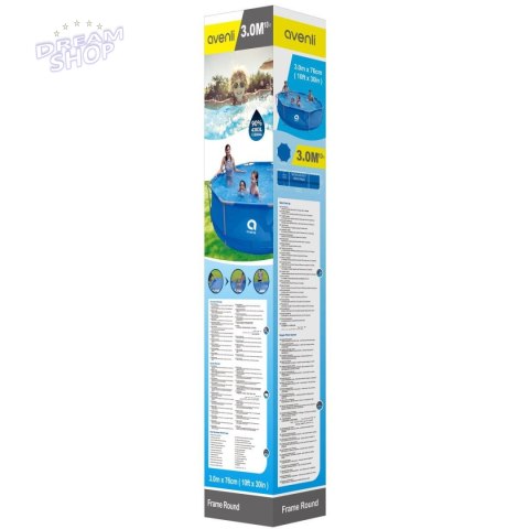 BASEN STELAŻOWY OWALNY 300X76CM 17798