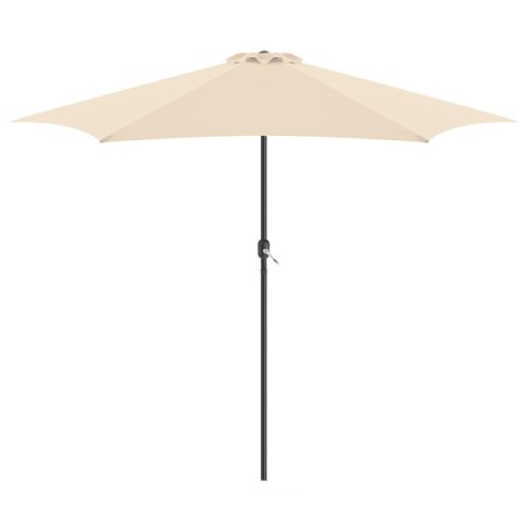 PARASOL OGRODOWY 300CM SKŁADANY BEŻOWY