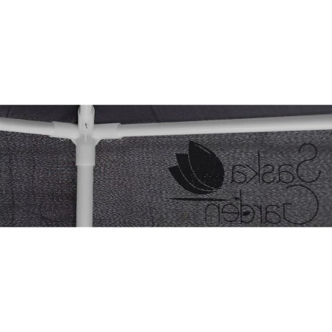 PAWILON OGRODOWY SZEŚCIOKĄTNY 2x2x2x2.5M Z MOSKITIERĄ SZARY