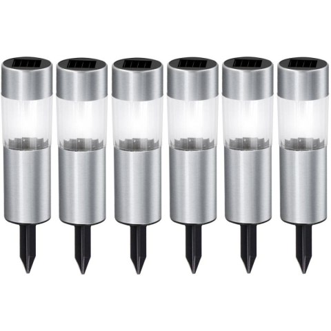 LAMPA SOLARNA 4,5X15CM INOX 6SZT GRUNDIG