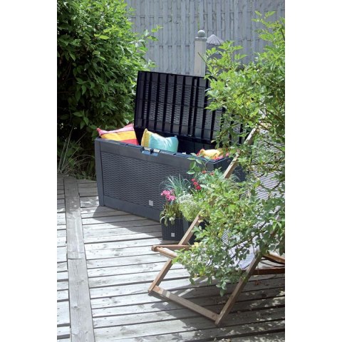 SKRZYNIA OGRODOWA 310L ANTRACYT BOXE RATO