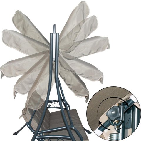 HUŚTAWKA OGRODOWA 3 OSOBOWA BLANCA SASKA GARDEN