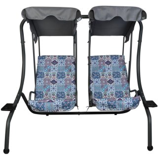 HUŚTAWKA OGRODOWO BALKONOWA SONIC 2 OSOBOWA MOZAIKA