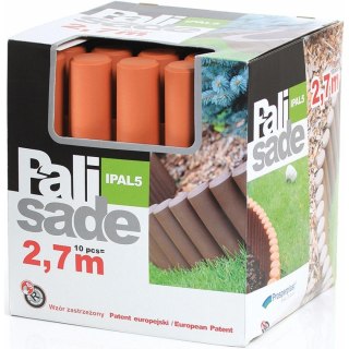PALISADA OGRODOWA OBRZEŻE TRAWNIKOWE 270CM IPAL 5 TERAKOTA