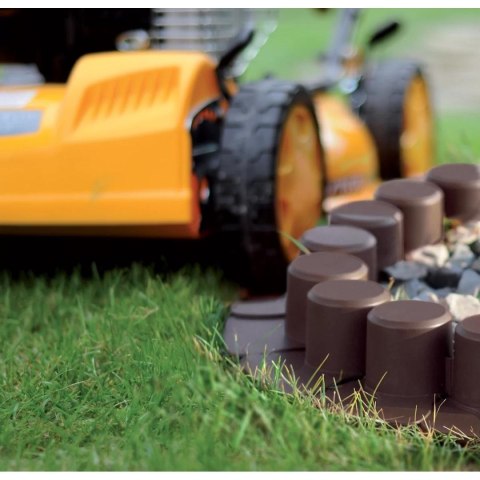 PALISADA OGRODOWA OBRZEŻE TRAWNIKOWE 405CM IPAL 7 BRĄZ