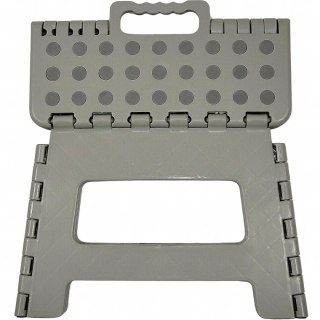 STOŁEK TABORET ANTYPOŚLIZGOWY SKŁADANY SZARY