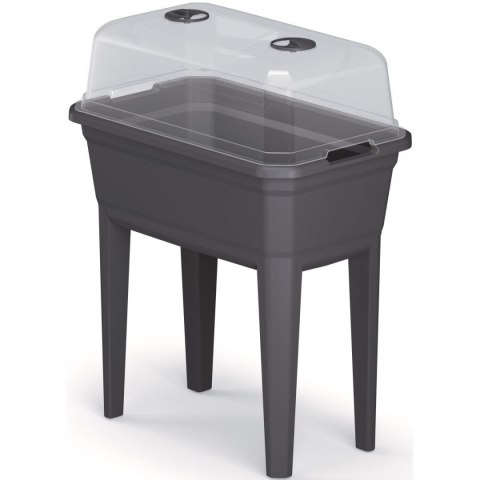 SZKLARNIA STOJĄCA ROZSADNIK RESPANA SET ECOLINE 59,6x36,8x75,3CM ANTRACYT