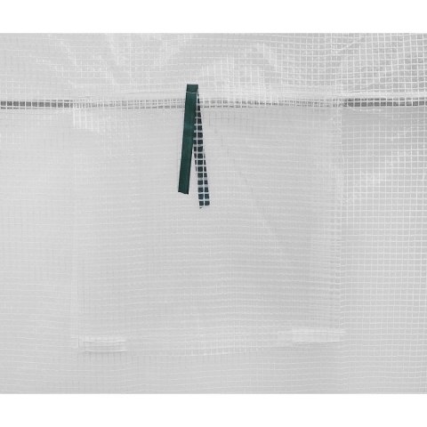 SZKLARNIA TUNEL OGRODOWY 200X300X200CM PE KONTRUKCJA STAL BIAŁA