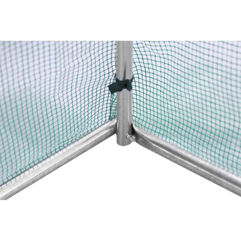 SZKLARNIA TUNEL OGRODOWY 300x600x200CM PE KONSTRUKCJA STAL ZIELONY