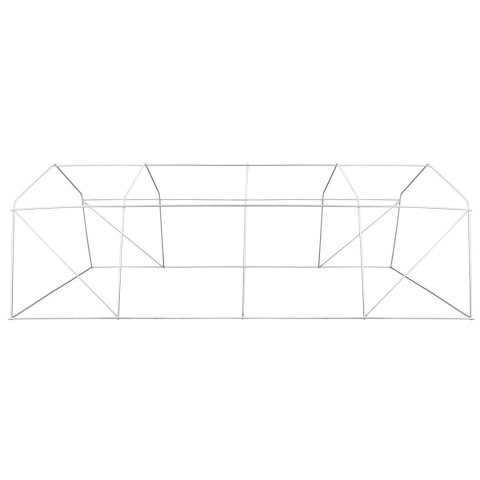 SZKLARNIA TUNEL OGRODOWY 300x600x200CM PE KONSTRUKCJA STAL ZIELONY