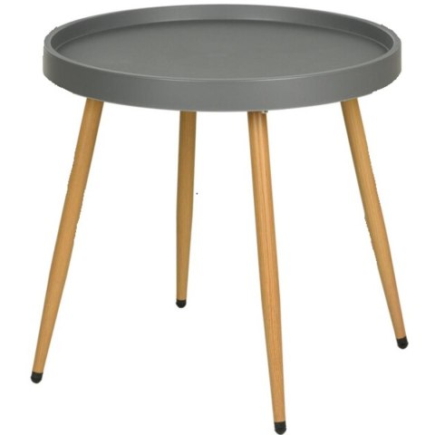 ZESTAW MEBLI BALKONOWYCH STÓŁ I 2 KRZESŁA SZARY