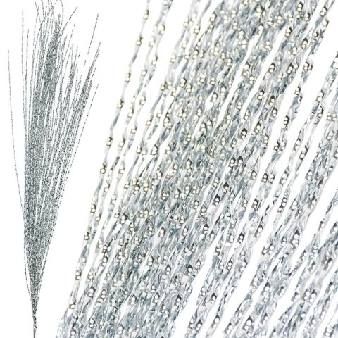 GAŁĄZKA DEKORACYJNA 117CM SREBRNA